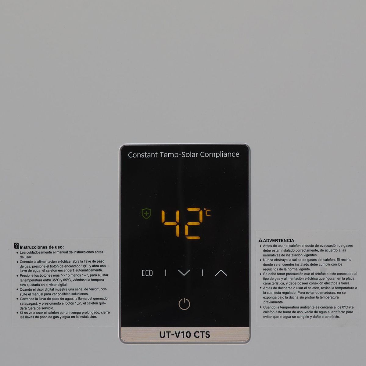 URSUS TROTTER - Calefont Gas Licuado 10 Litros Tiro Forzado Microturbina