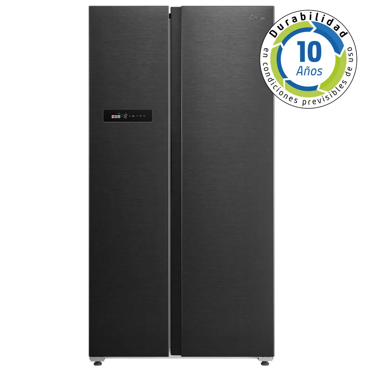 Refrigerador 2 Puertas Side by Side No Frost 592 Litros Inox MDRS791FGEDX, marca MIDEA - Foto Principal