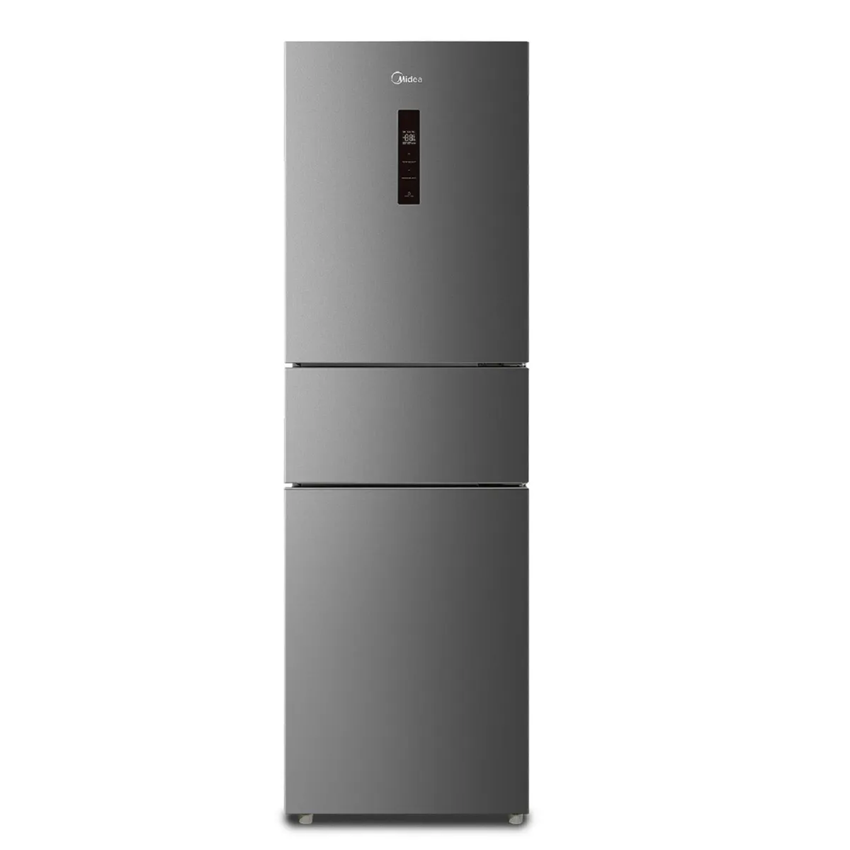 MIDEA - Refrigerador Bottom Freezer No Frost 263 Litros Silver MDRB363TDE50IN