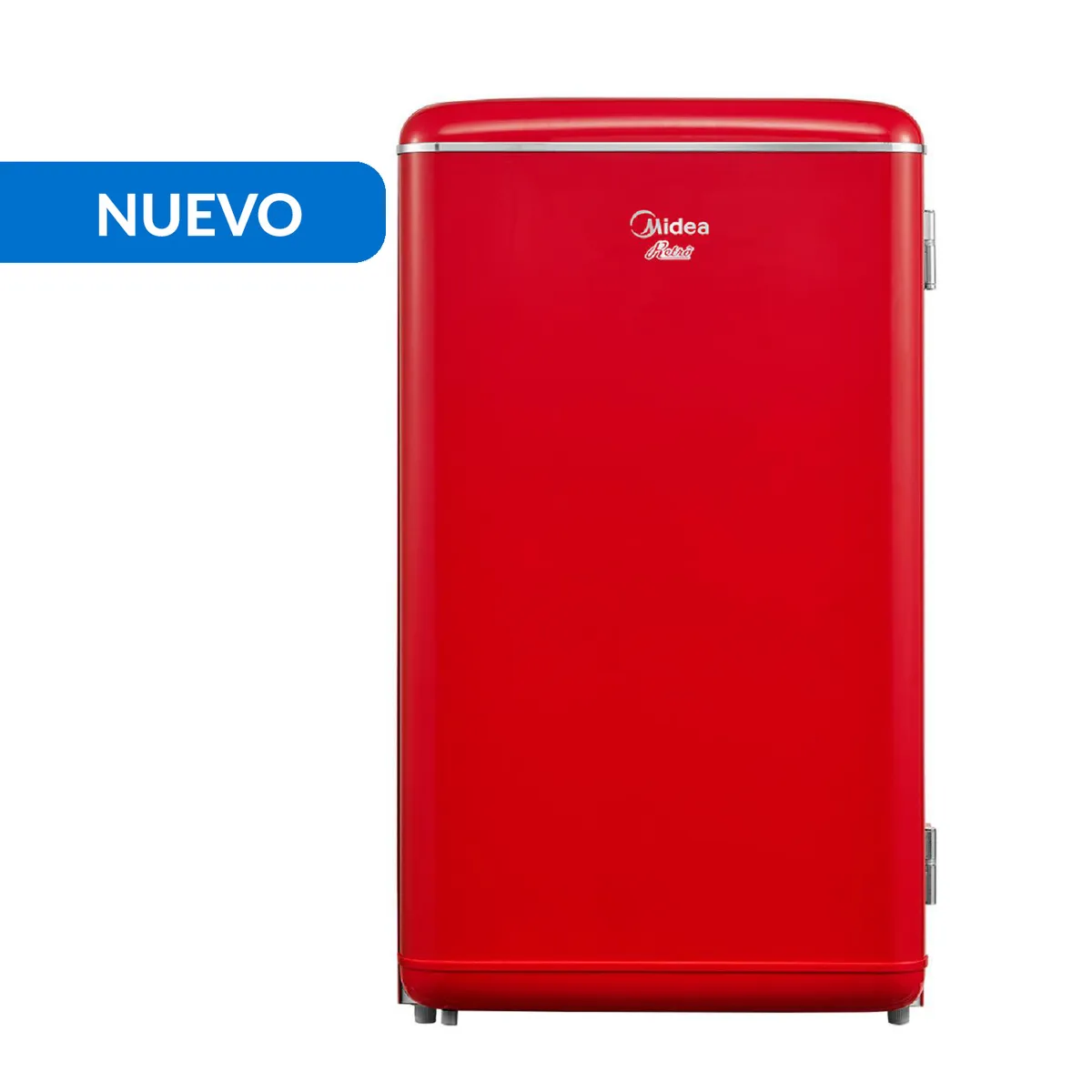 MIDEA - Refrigerador Frigobar Frío Directo 93 Litros Rojo MDRD142FGE13S