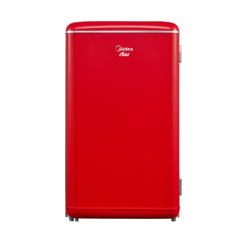 MIDEA Refrigerador Frigobar Frío Directo 93 Litros Rojo MDRD142FGE13S