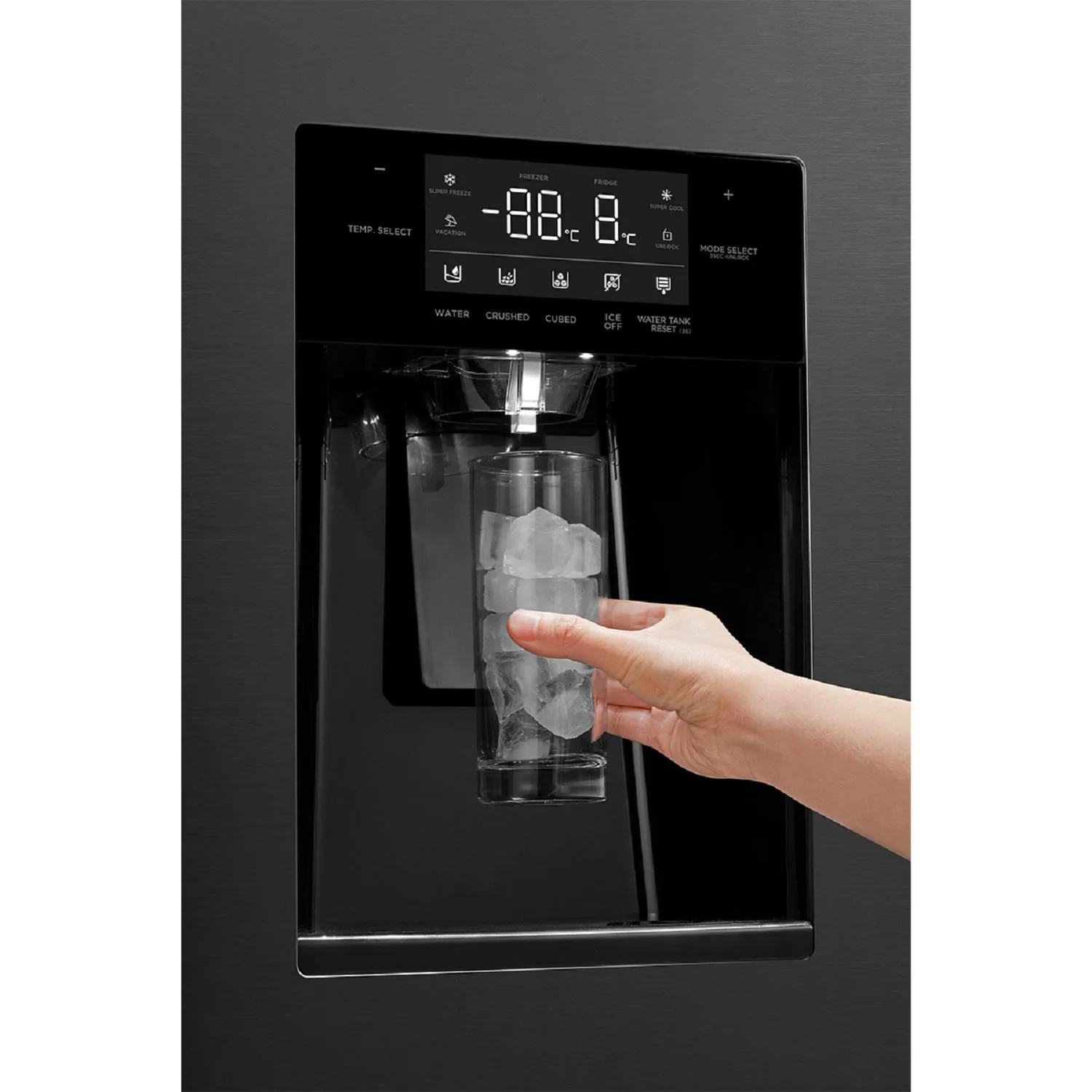 MIDEA Refrigerador 2 Puertas Side by Side No Frost 569 Litros Inox