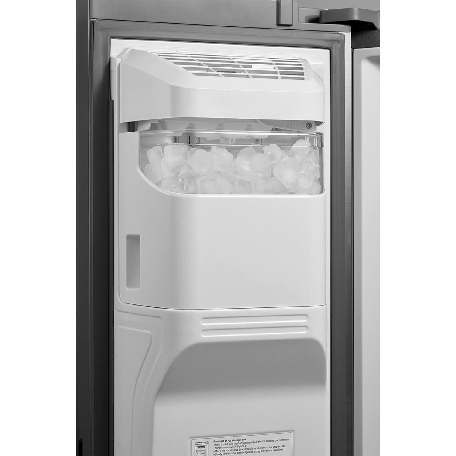 MIDEA Refrigerador 2 Puertas Side by Side No Frost 569 Litros Inox
