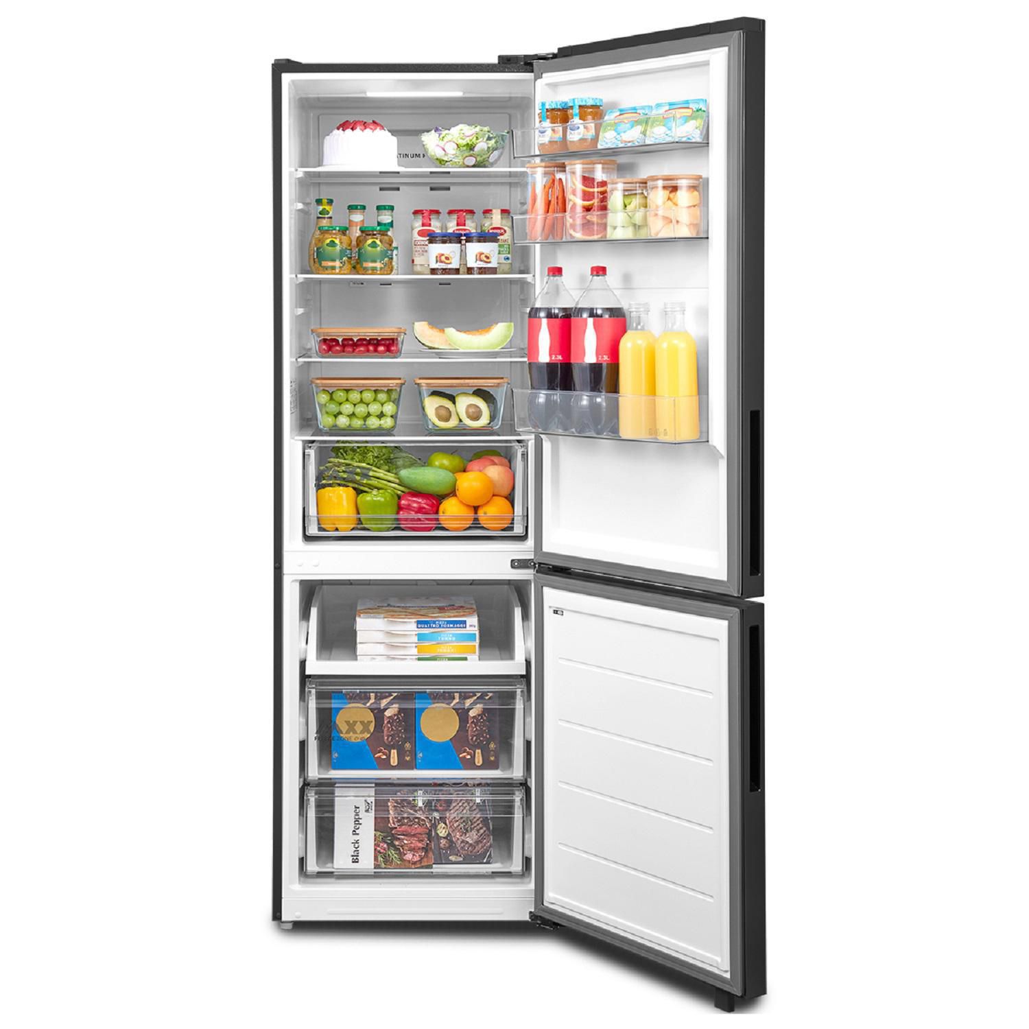 MIDEA Refrigerador Bottom Freezer No Frost 401 Litros Negro