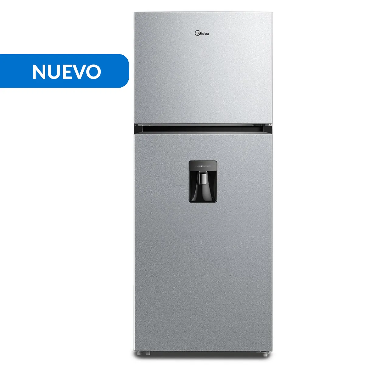 MIDEA - Refrigerador Top Freezer No Frost 407 Litros Silver MDRT580MTE50IN