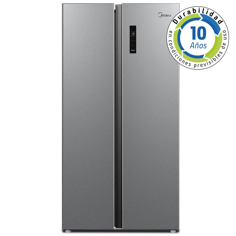 MIDEA Refrigerador 2 Puertas Side by Side No Frost 555 Litros Inox MDRS710FGE50IN
