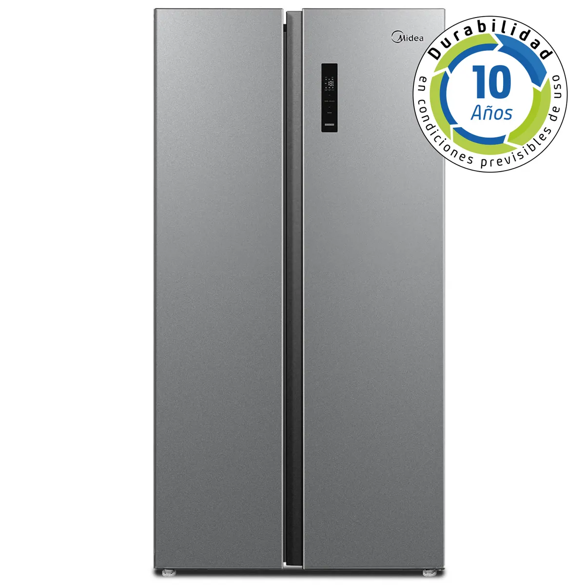 MIDEA - Refrigerador 2 Puertas Side by Side No Frost 555 Litros Inox MDRS710FGE50IN