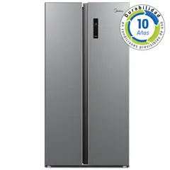 MIDEA - Refrigerador 2 Puertas Side by Side No Frost 555 Litros Inox MDRS710FGE50IN