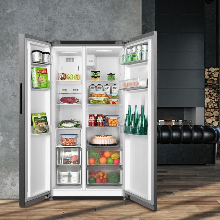 Refrigerador 2 Puertas Side by Side No Frost 555 Litros Silver