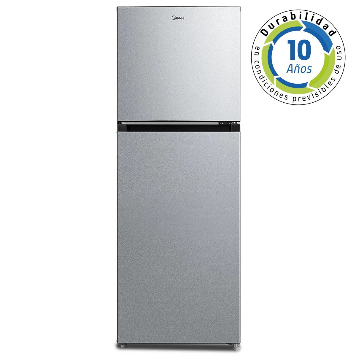 MIDEA - Refrigerador Top Freezer No Frost 338 Litros Inox MDRT489MTE50IN