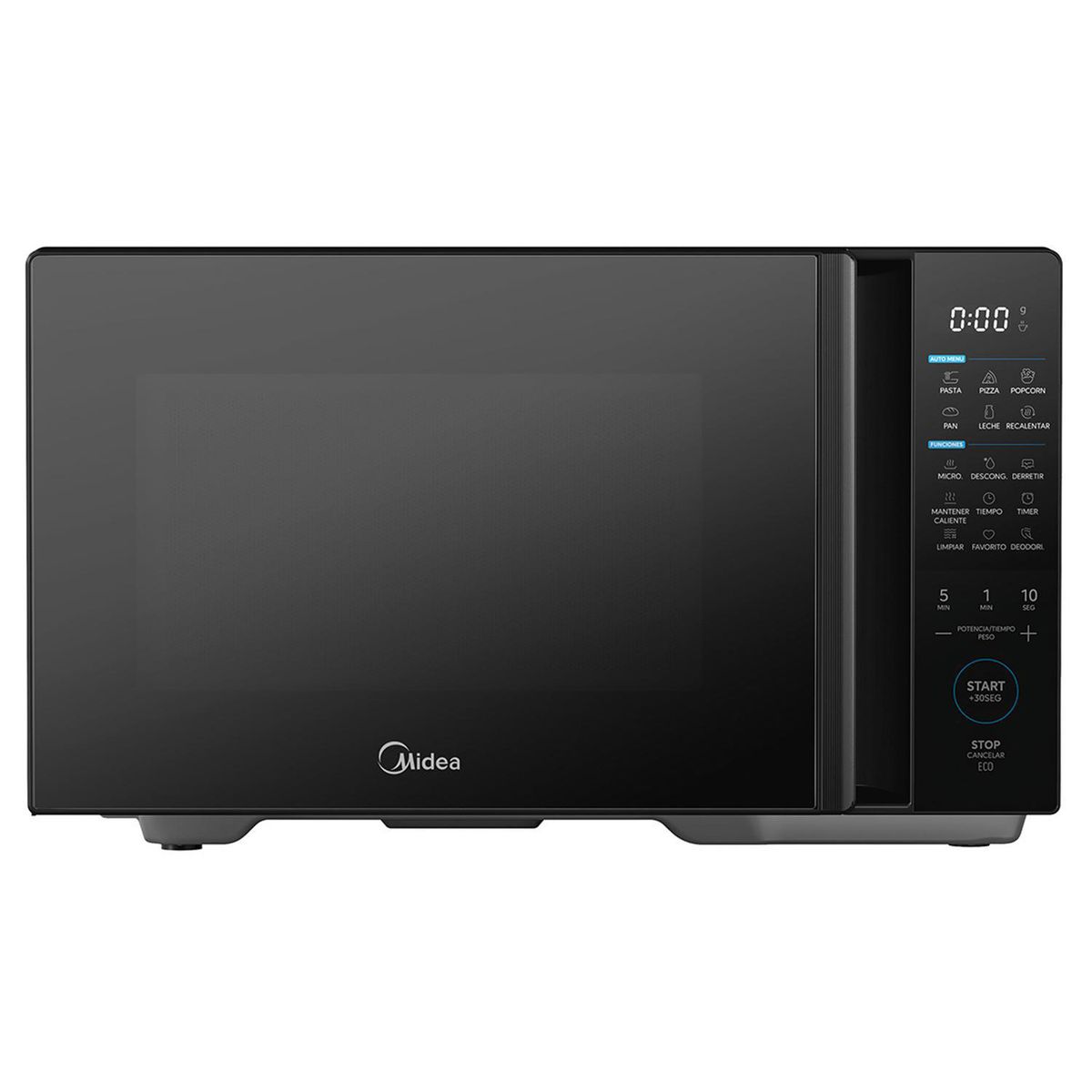 MIDEA - Microondas Digital 29 Litros Negro MMOP03OAE-MPCBK