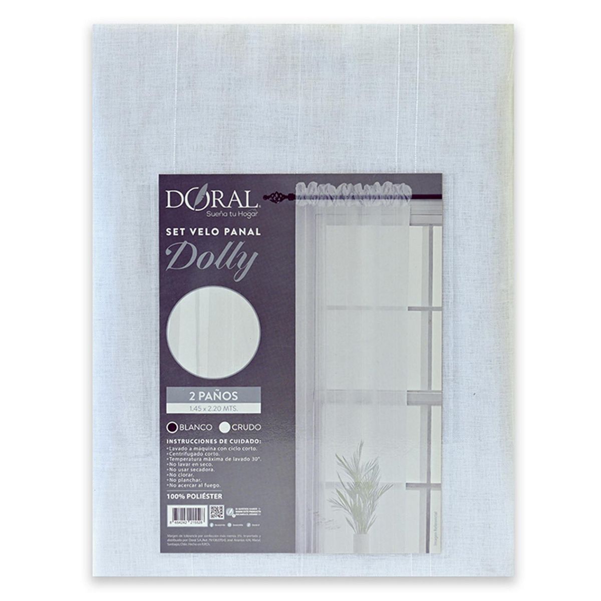 DORAL - Juego De velo 145x220 cm Blanco