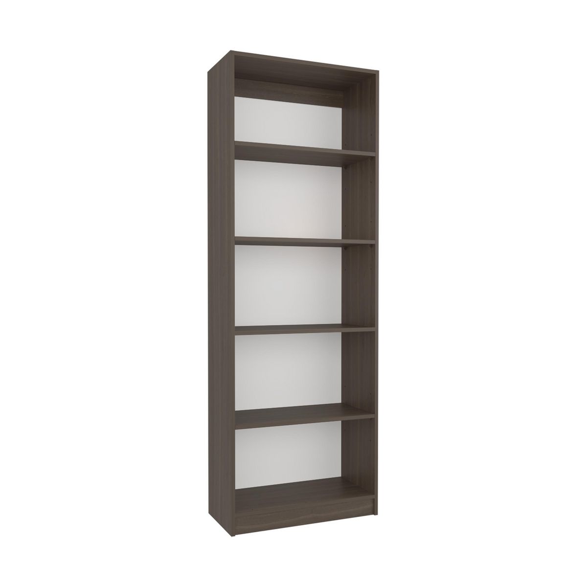 TUHOME - Biblioteca Estante Home Melamina 4 Nivel(es) 62.8x180.6x29.9 cm Milan y blanco