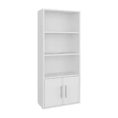 TUHOME - Biblioteca Eco Joy Melamina 3 Nivel(es) 50.8x120.9x23.5 cm Blanco