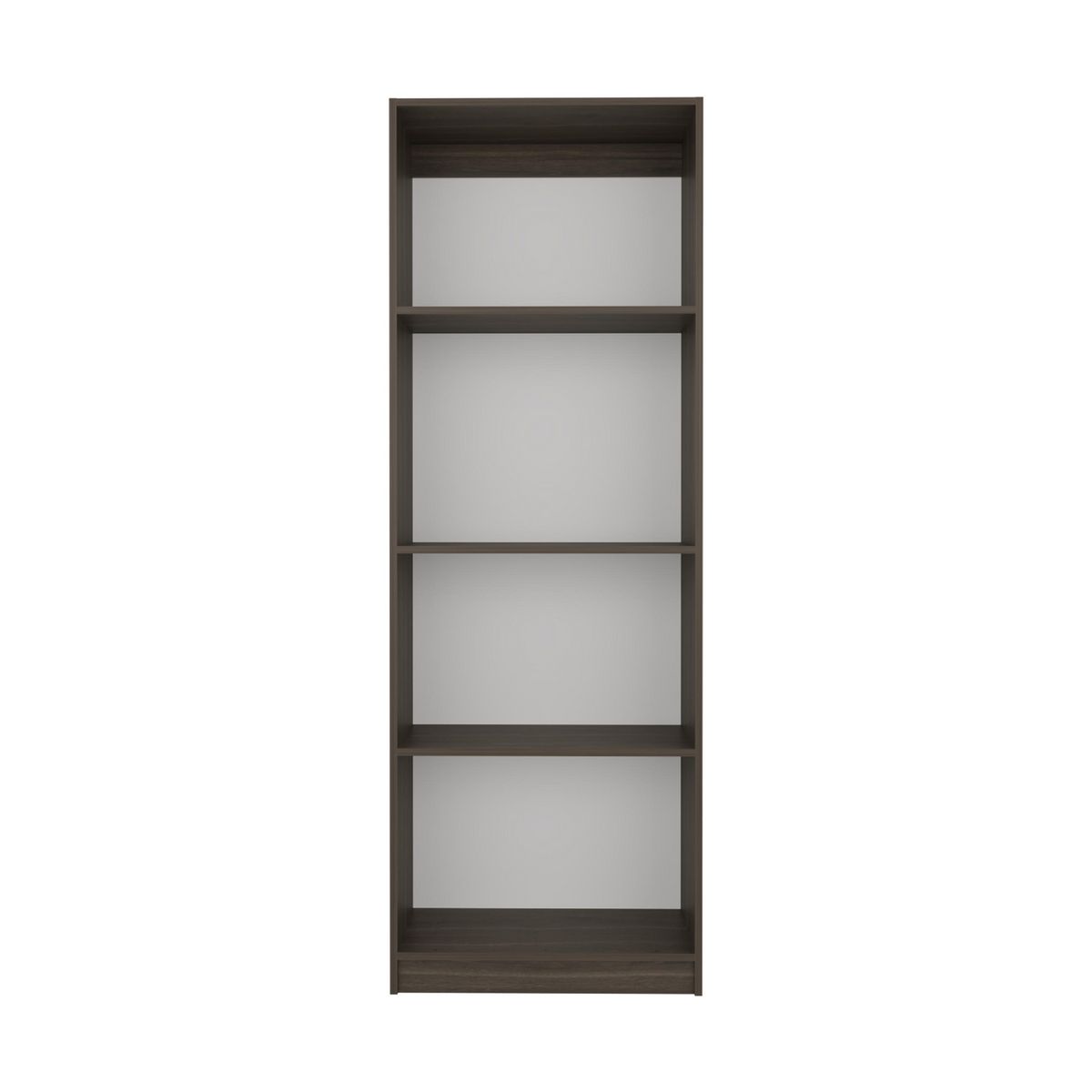TUHOME - Biblioteca Melamina 3 Nivel(es) 62.8x180.6x29.9 cm Milan y blanco