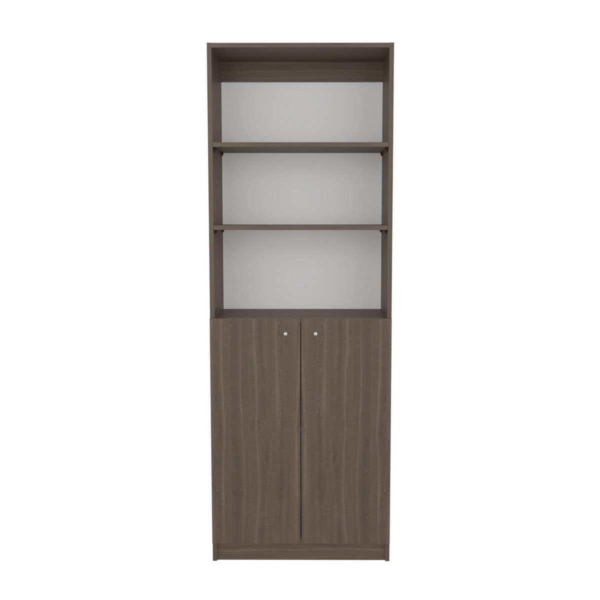 TUHOME - Biblioteca Melamina 4 Nivel(es) 62.9x180.6x31.4 cm Milan y blanco