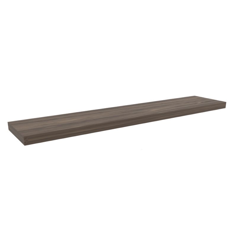 TUHOME - Repisa Flotante Wall Melamina 1 Nivel(es) 120x3.8x25 cm Coñac