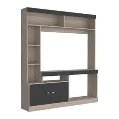 TUHOME - Estante TV 65 " Dante Bardolino y wengue 180x180.6x30.3 cm
