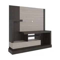 TUHOME - Estante TV 55 " Alcaceres Nogal y miel 180x172.2x41.5 cm