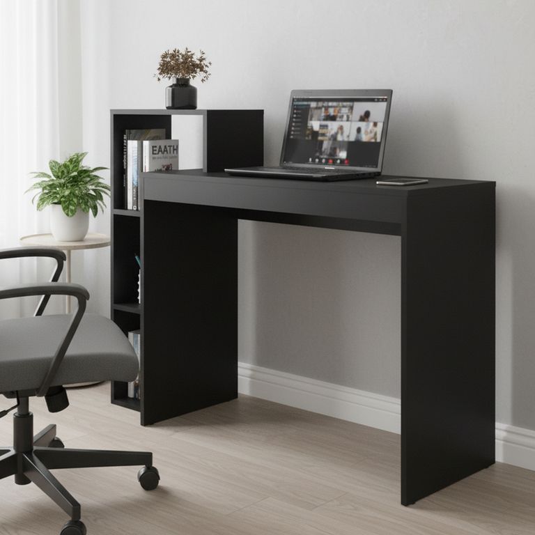 TUHOME Escritorio Brit Wengue 110x90x40 cm