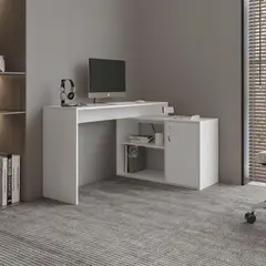 TUHOME - Escritorio en L Esquinero Axis Eco 125x71x90 cm