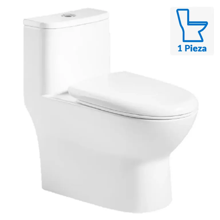 WC One piece a Piso 30,5 cm 5.5 Litros Indic Blanco