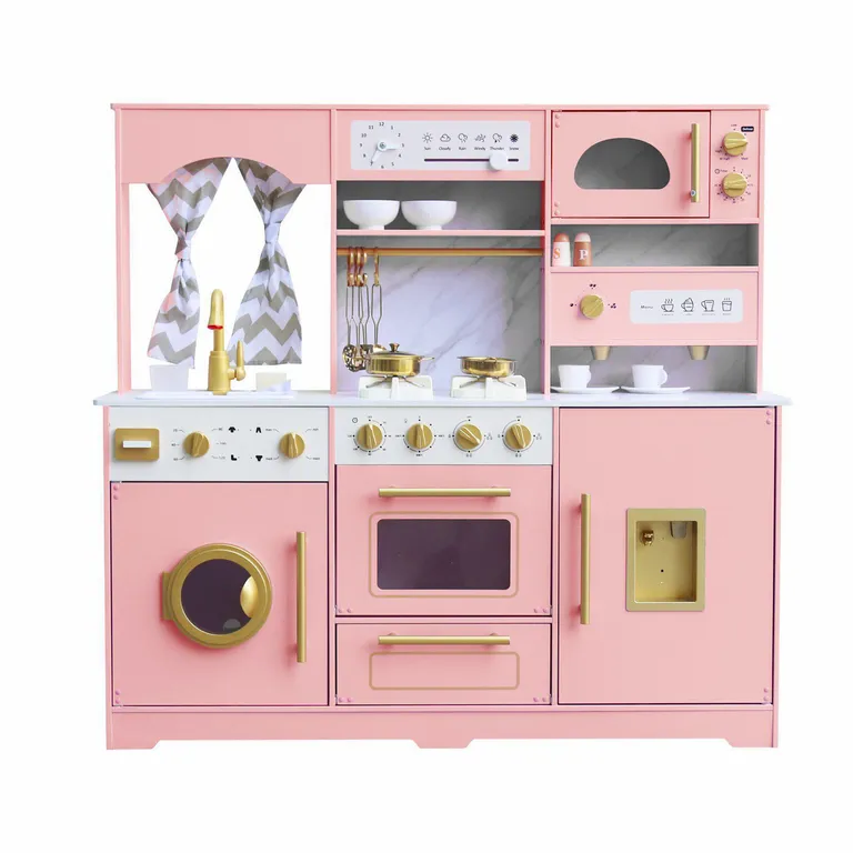 Gran Cocina Infantil Kitchenette Rosada