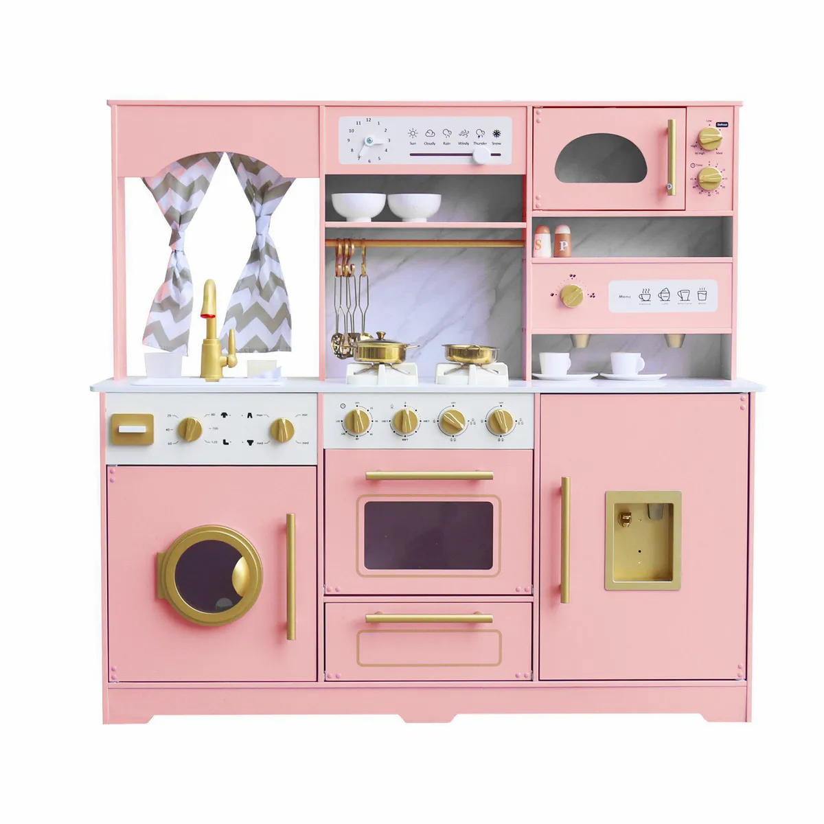 KIDSCOOL - Gran Cocina Infantil Kitchenette Rosada