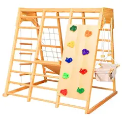 KIDSCOOL - Juego Pikler Montessori 142x147x120 cm Madera Desde 2 años