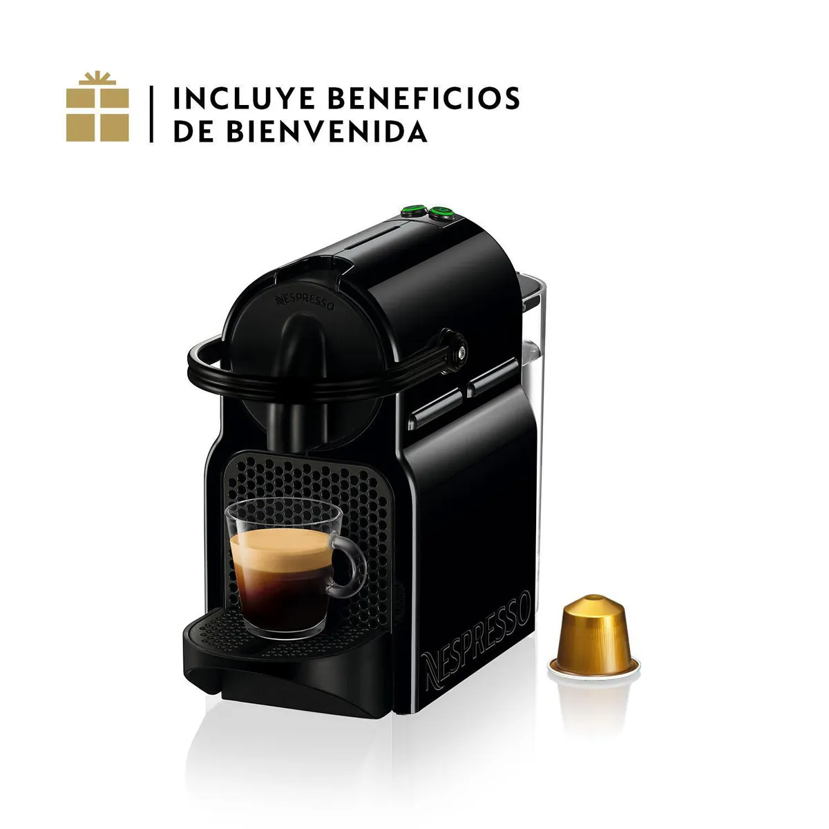 NESPRESSO - Cafetera Nespresso Inissia 0.7 l 1260 W Negro