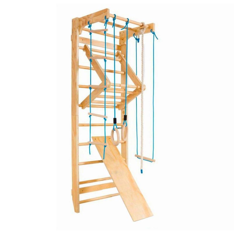 KIDSCOOL - Juego de Escalada 80x220x60 cm Natural Desde 3 años