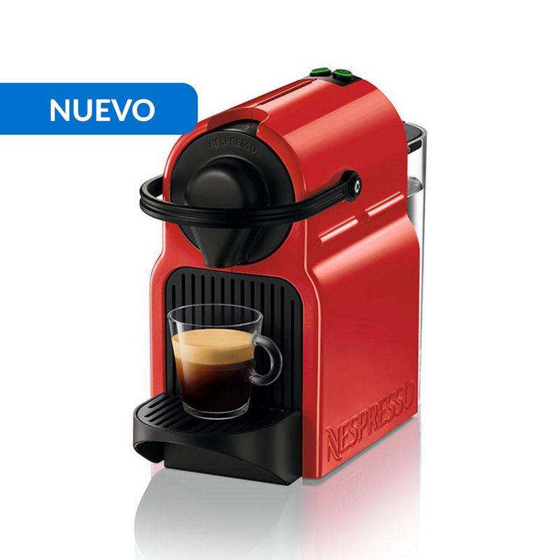 NESPRESSO - Cafetera Nespresso Inissia 0.7 l 1260 W Rojo