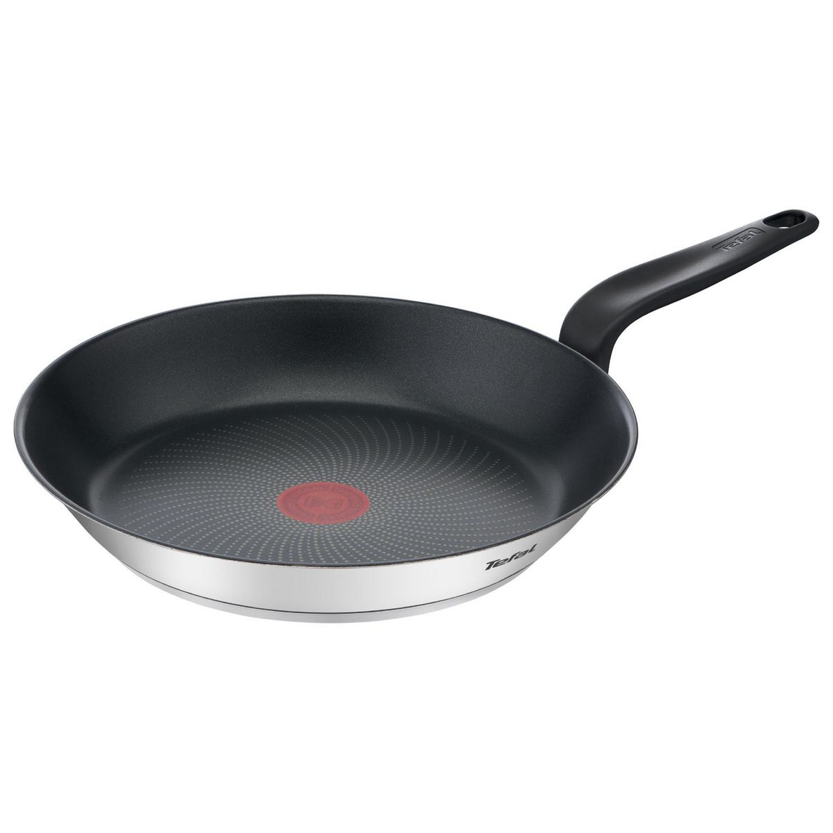 TEFAL - Sartén 28 cm Acero inoxidable Plateado