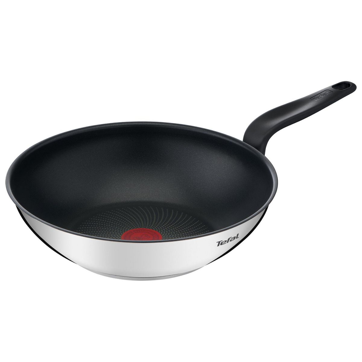 TEFAL - Wok 28 cm Acero inoxidable Plateado
