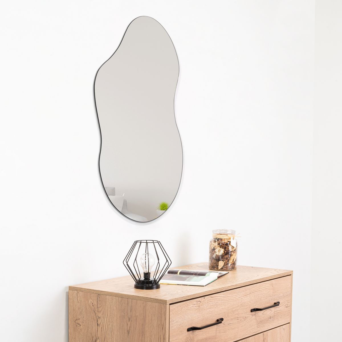TUHOME -  Espejo Baño Forma Irregular 54x84 cm Belaterra