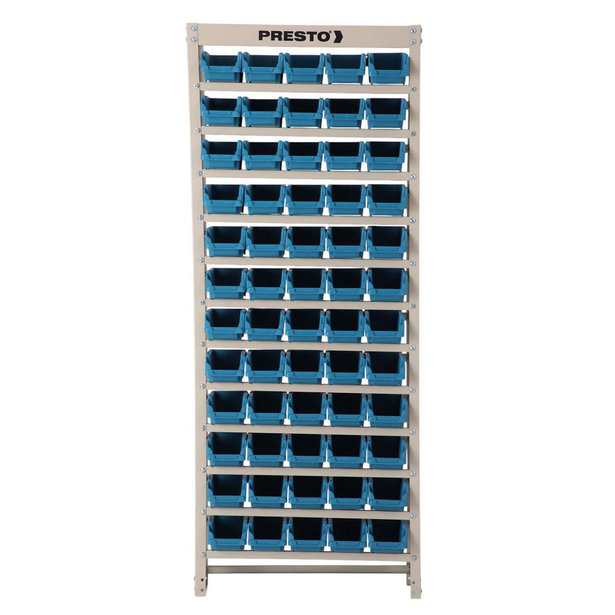 Rack 18x60x150 cm con 60 cajas organizadoras, marca PRESTO - Foto 2