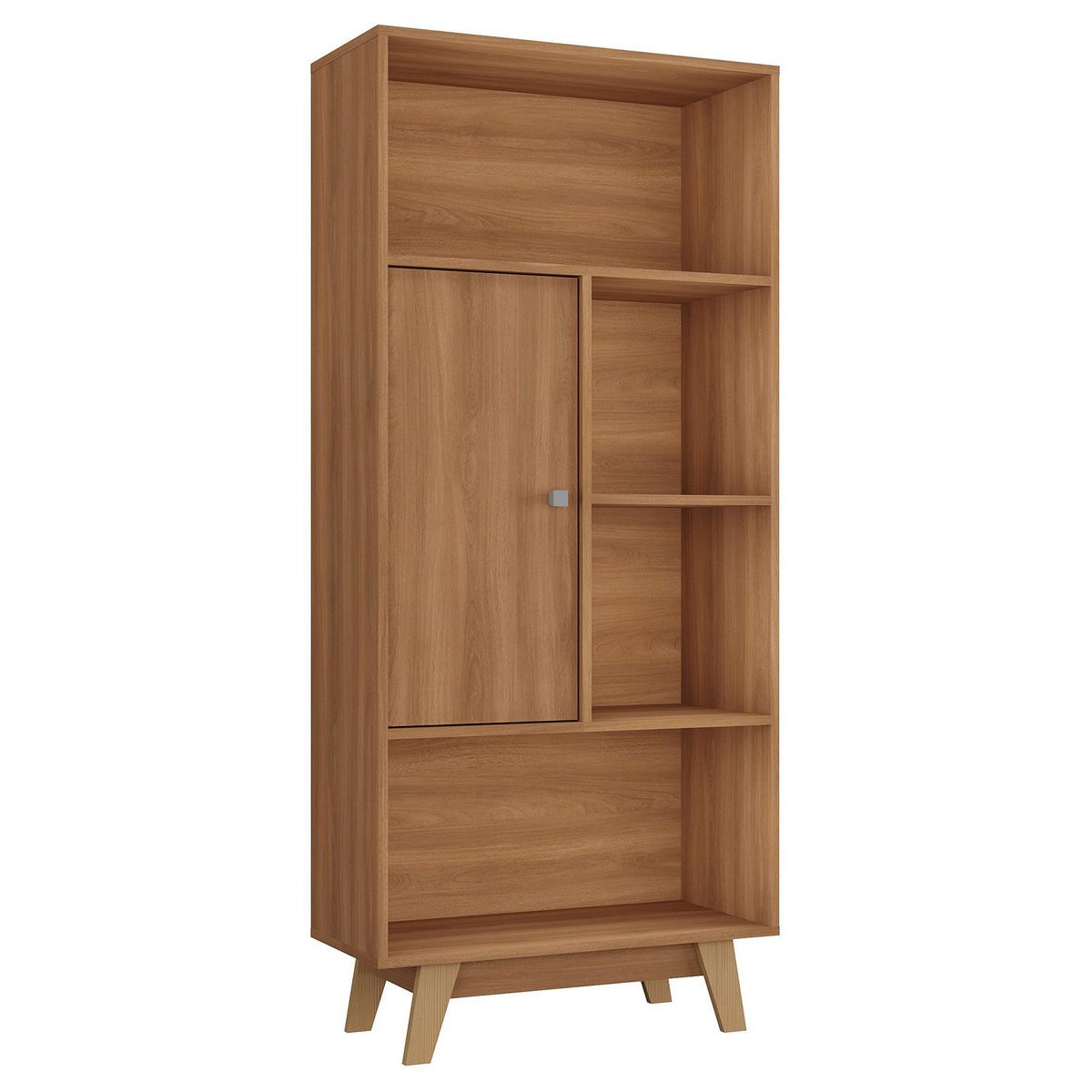 ALTAVISION - Librero MDP 4 Nivel(es) 68x153x30 cm Café