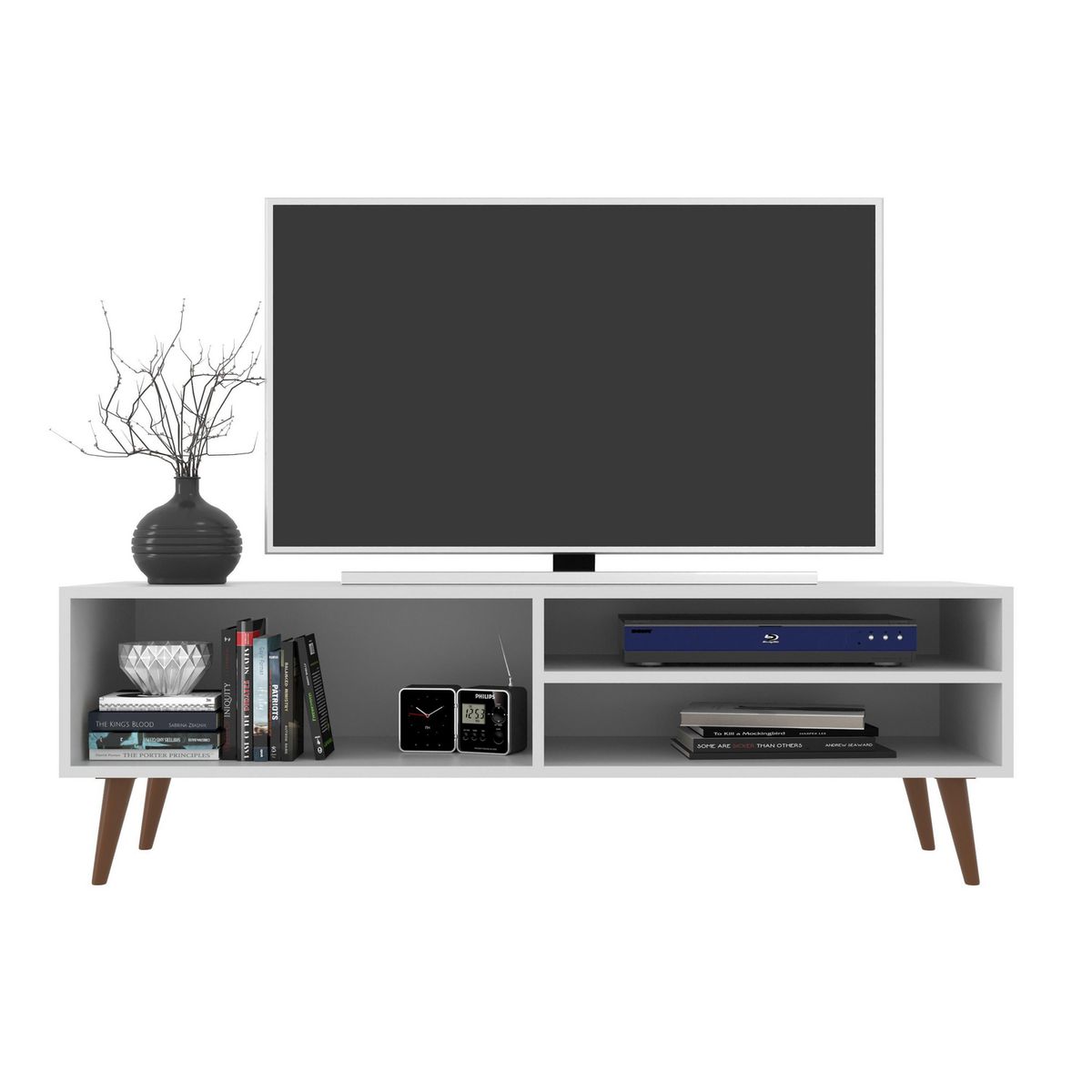 ALTAVISION - Rack TV 50 " Miami Blanco 125x42x36 cm