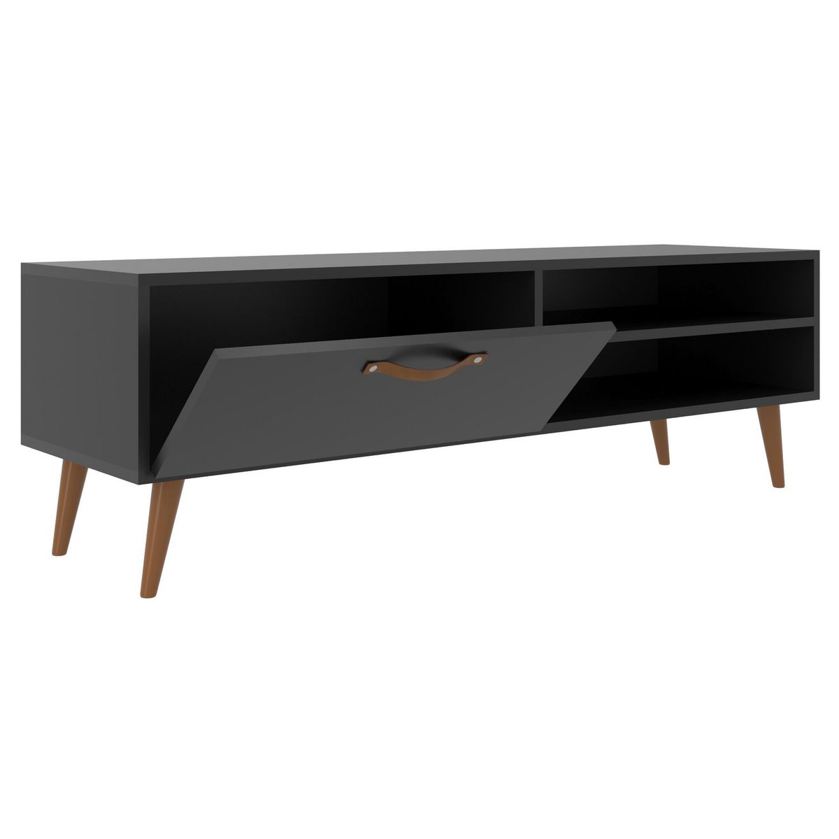 ALTAVISION - Rack TV 50 " Miami Negro 125x42x36 cm