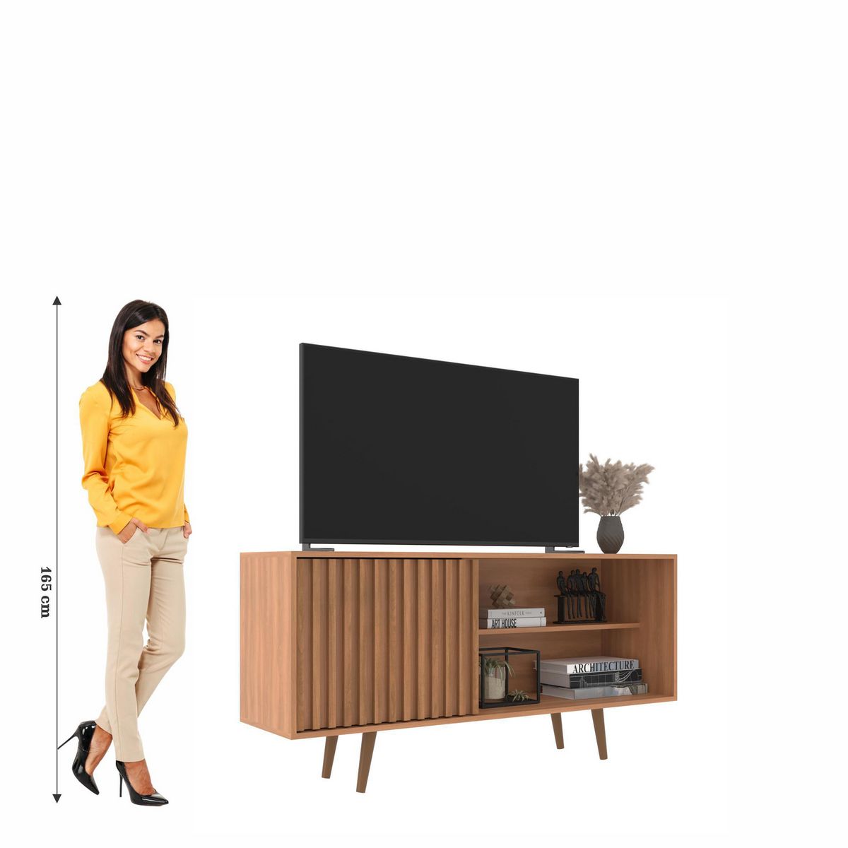 ALTAVISION - Rack TV 55 " San Diego Café 136x65x36 cm