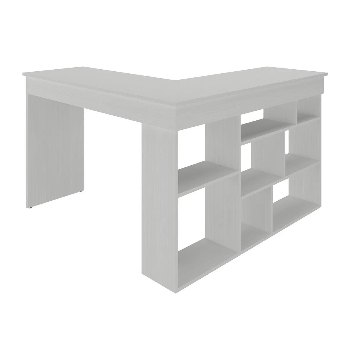 ALTAVISION - Escritorio en L Esquinero Blanco 115.5x75x120 cm