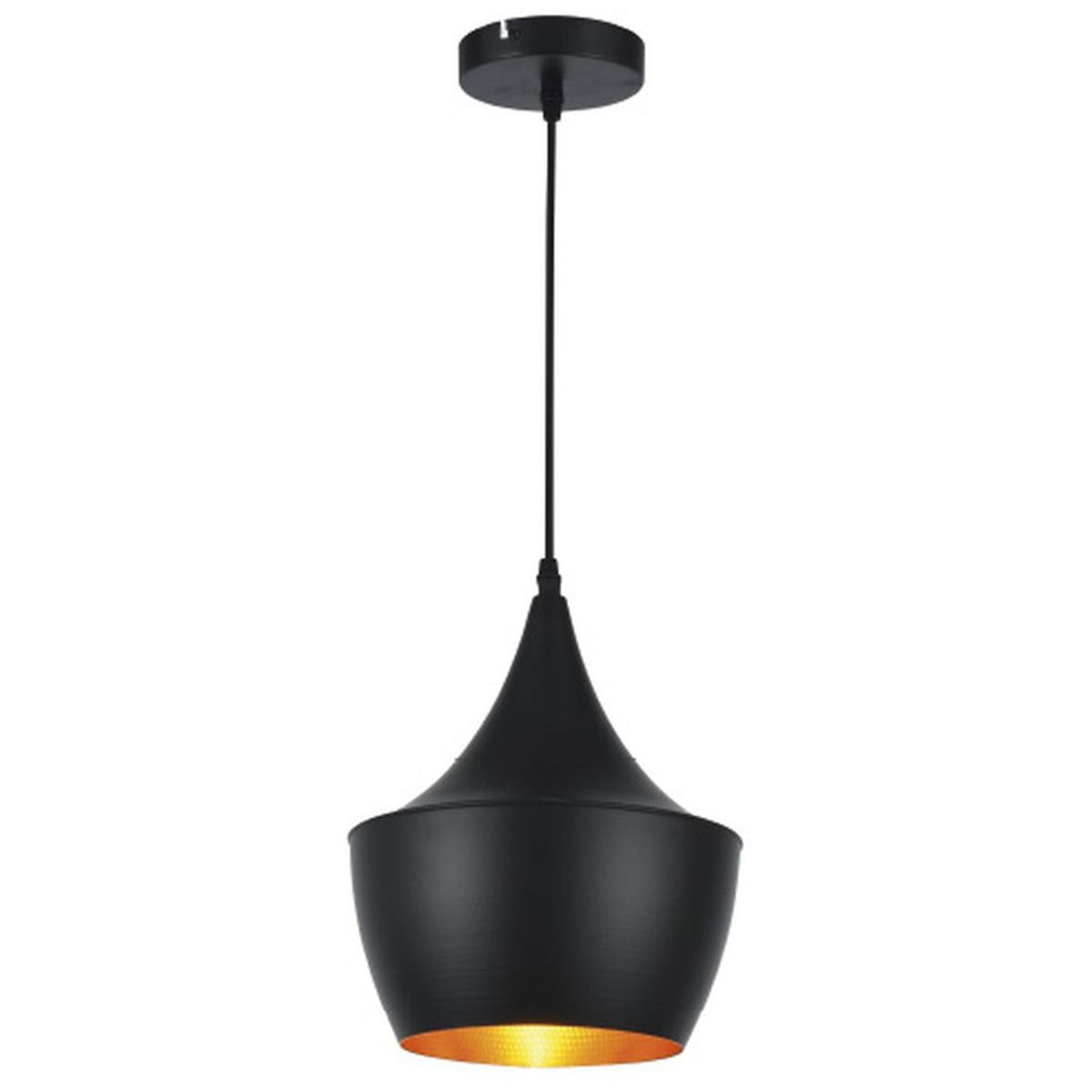 BP ILUMINACION - Lampara Colgante Donora Queen II Metal Negro