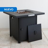 Fogón Exterior a Gas Acero Negro