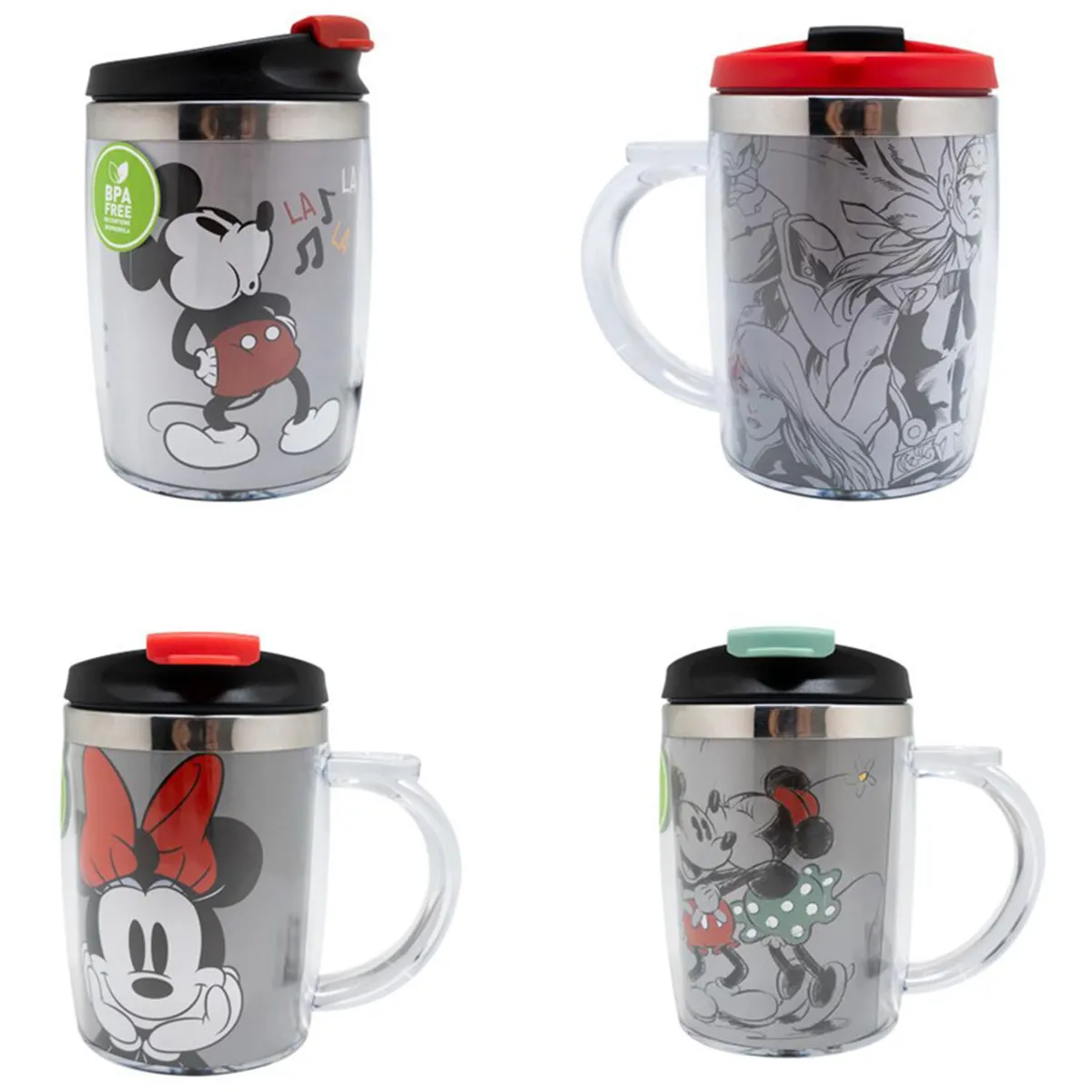 DISNEY - Tazón Térmico 450 ml Licencias Diseños Surtidos
