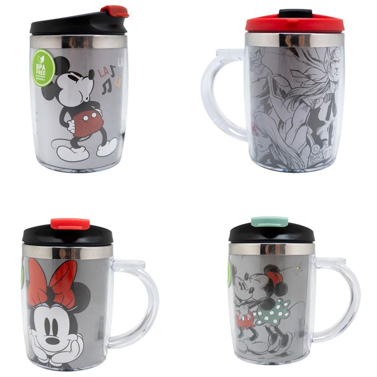 DISNEY - Tazón Térmico 450 ml Licencias Diseños Surtidos