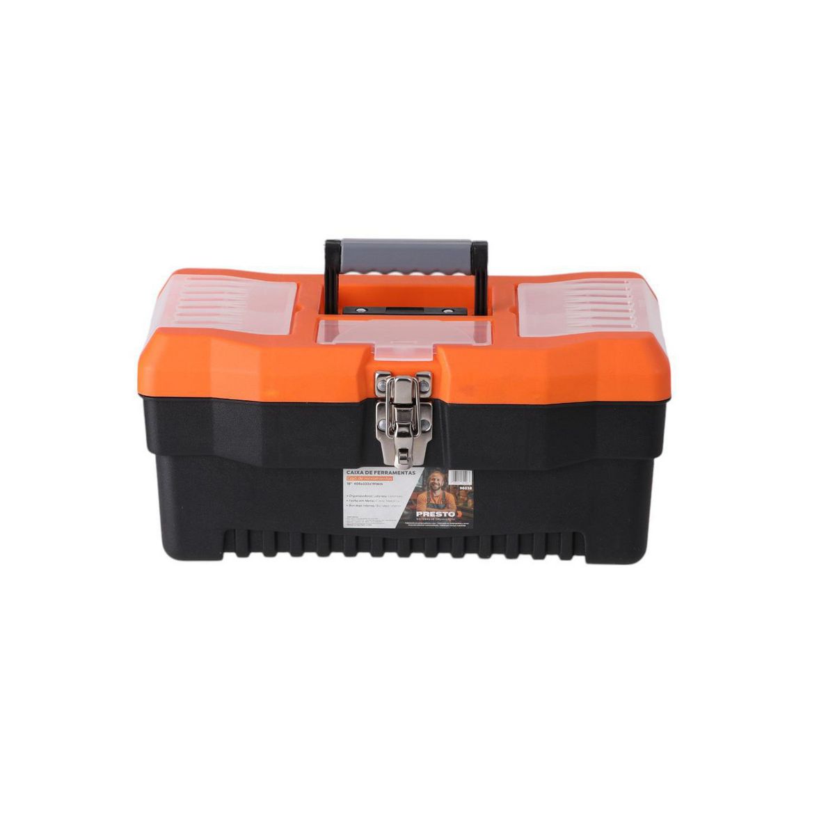 PRESTO - Caja herramientas plástica 41x22x19 cm