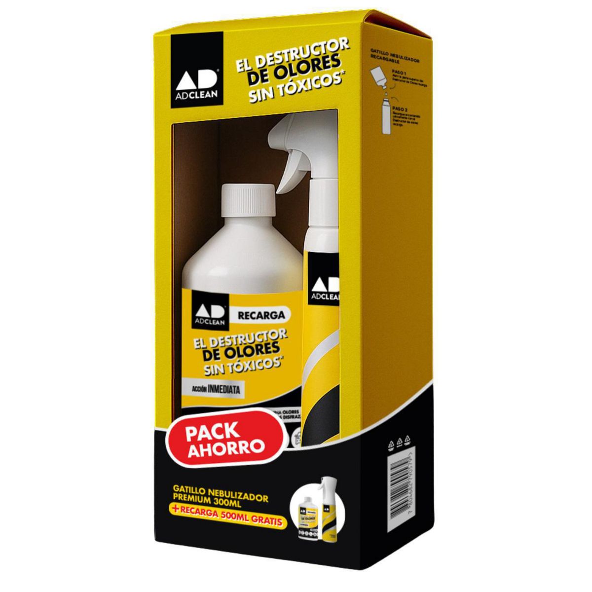 ADCLEAN - Recarga + Nebulizador Destructor de Olores