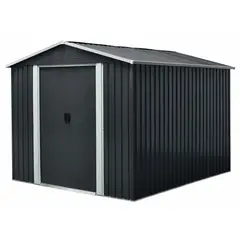 ISUNOR - Bodega Jardín Metálica SD-YX108 Gris 167x59x10 cm