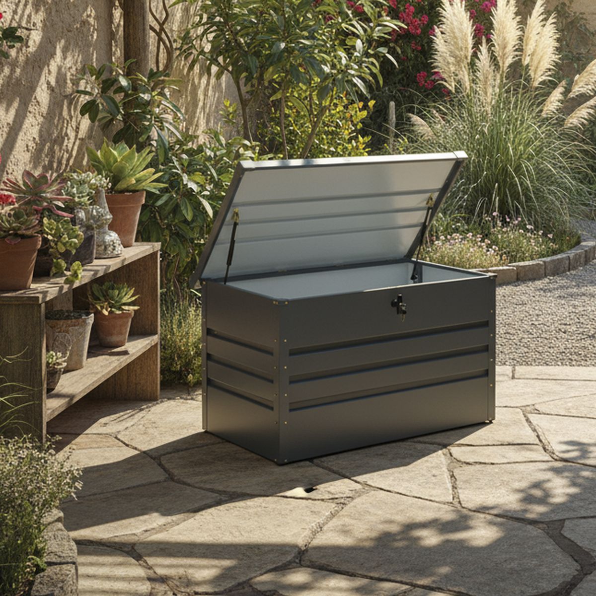 ISUNOR - Baúl PB01BT GRIS Gris 62x93x56 cm