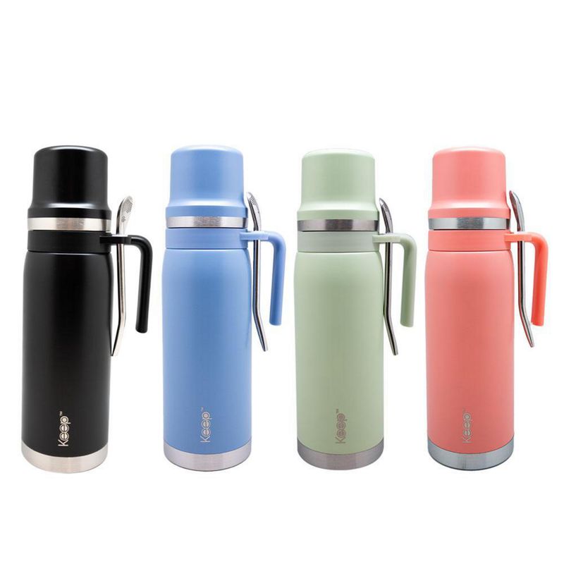 KEEP - Termo mate 1 l Acero Inoxidable Colores Variados